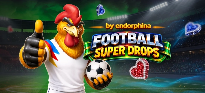 ⚽ Football Super Drops — 25 000 azonnali nyeremény az Endorphina nyerőgépeiben!